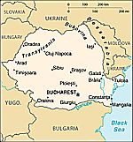 Klikni na obrázek pro větší mapu Rumunska!