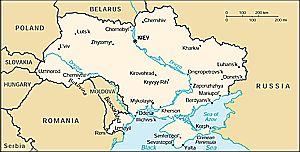 Klikni na obrázek pro větší mapu Ukrajiny!